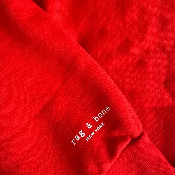 RAG & BONE City Hoodie Sweatshirt \\ Size XS // Battle Red - Picture 9 of 12